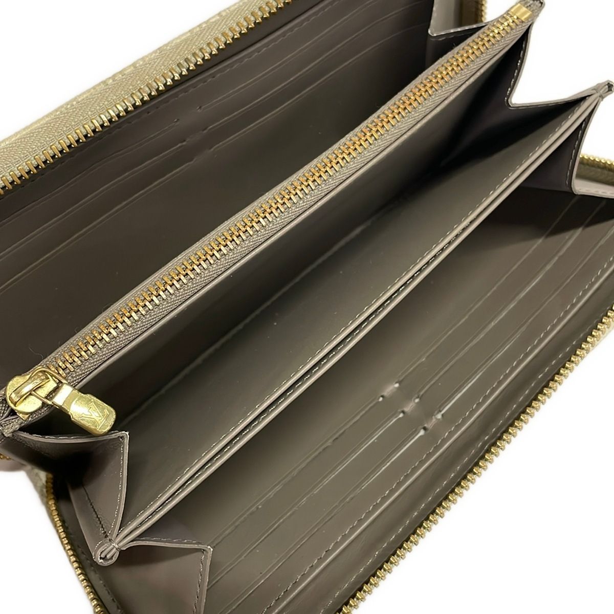 Louis Vuitton Wallet Since Zippy Ecru Beige — view 3