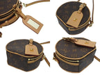 Louis Vuitton Mini Boite Chapeau Shoulder Bag Monogram Canvas Vachetta Leather — view 7