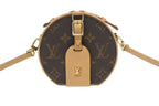 Louis Vuitton Mini Boite Chapeau Shoulder Bag Monogram Canvas Vachetta Leather — view 3