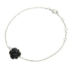 Chanel Camellia Collection Diamond Bracelet Onyx