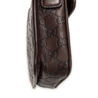 Gucci Mini Faux Crossbody Dark Brown Guccissima — view 7