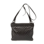 Gucci Large Square Zip Messenger Dark Brown Guccissima — view 5