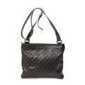Gucci Large Square Zip Messenger Dark Brown Guccissima
