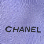 Chanel Scarf Purple Pink Silk — view 4