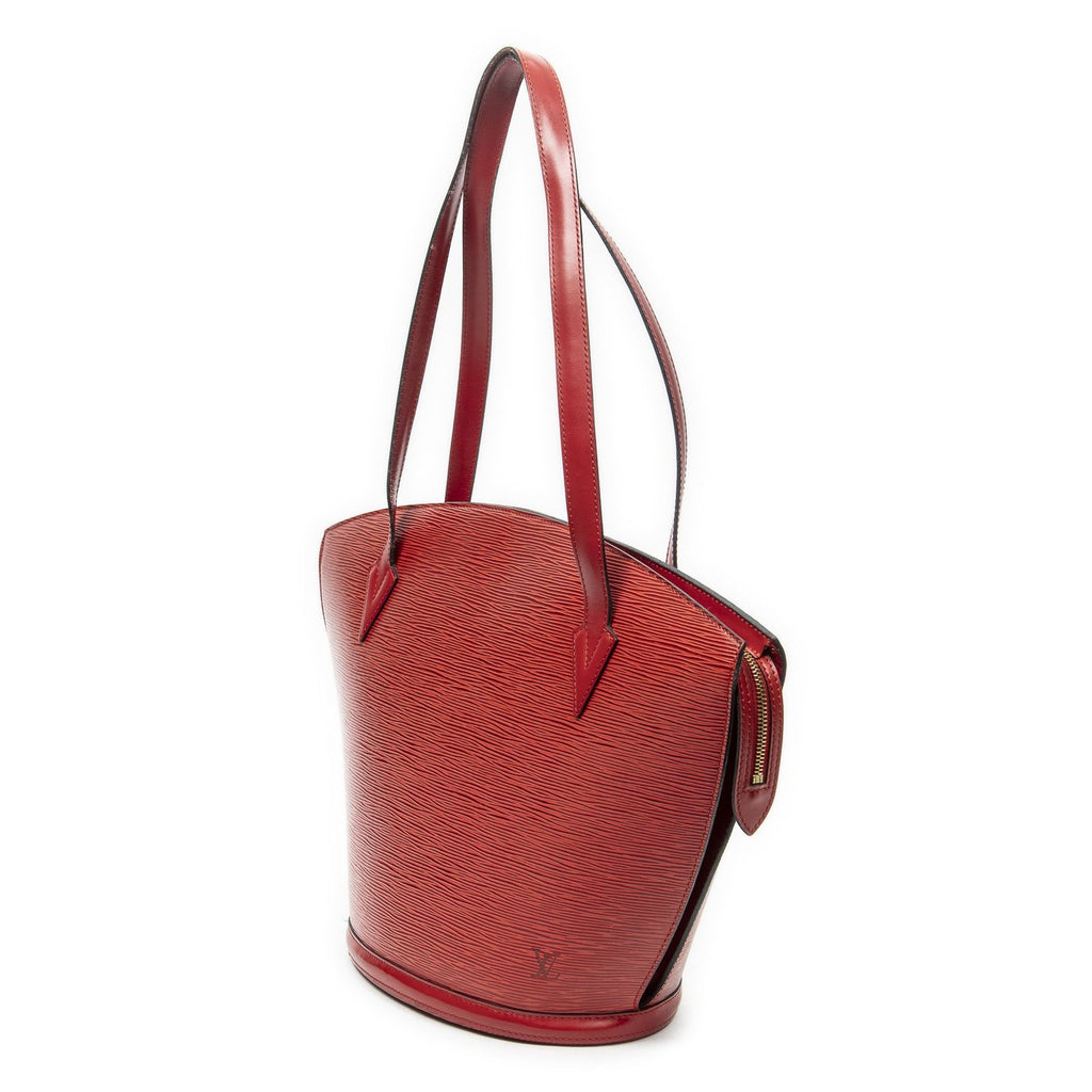 Louis Vuitton Saint Jacques Shopping Red Epi Messenger — view 2