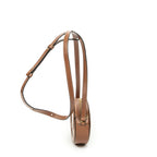 Celine Triomphe Oval Crossbody Brown Calfskin Leather — view 4
