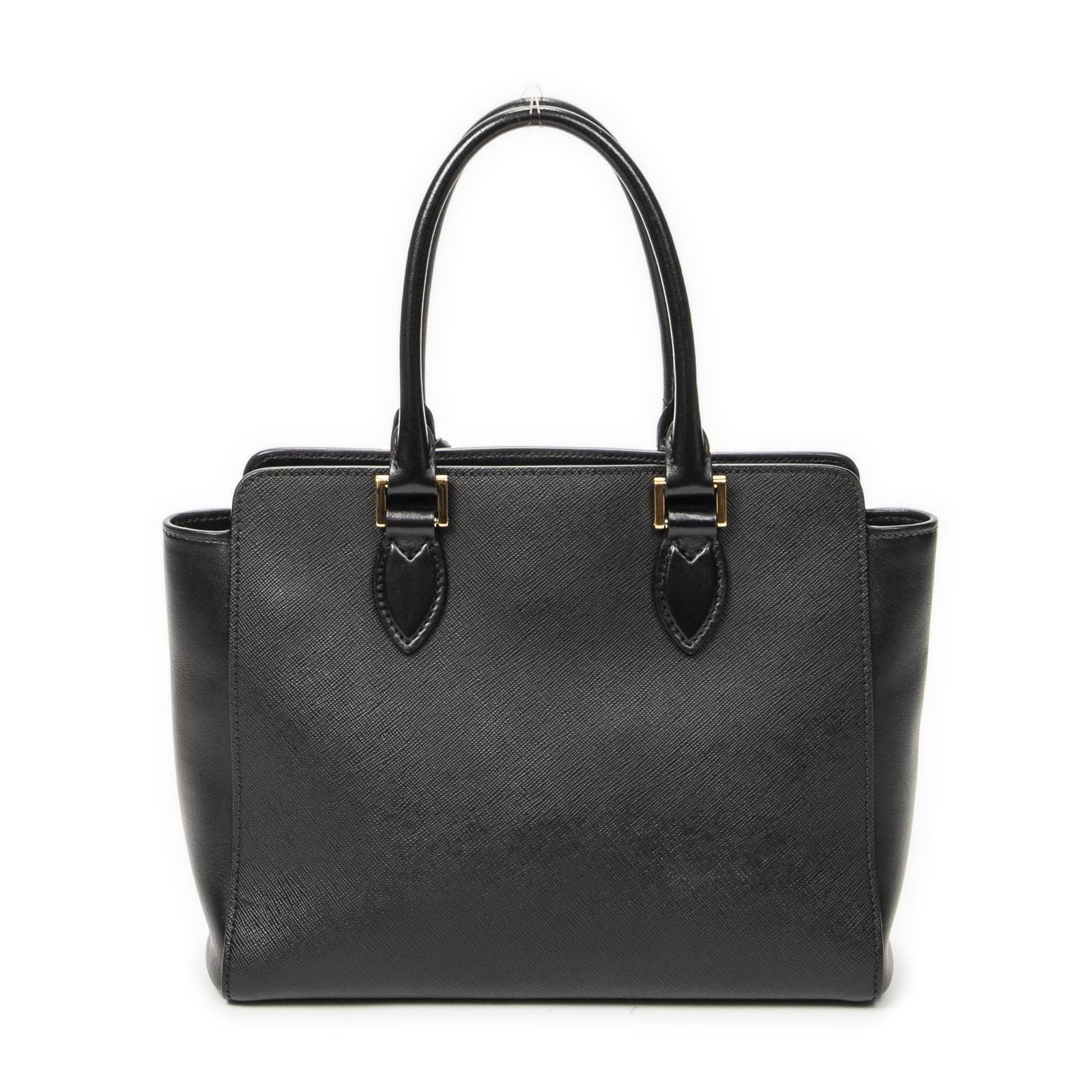 Prada Convertible Tote Black Saffiano Leather — view 5
