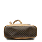 Celine Zip Tote Beige Brown Macadam Canvas — view 6