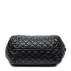 Chanel Coco Cocoon Bowla Black Quilted Nylon Canvas Messenger — view 6