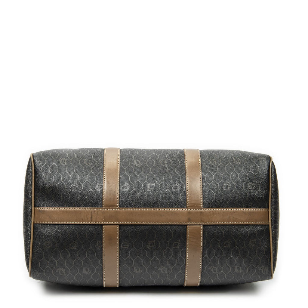 Dior Midi Amboston Gray Brown Macadam Canvas Shoulder — view 6