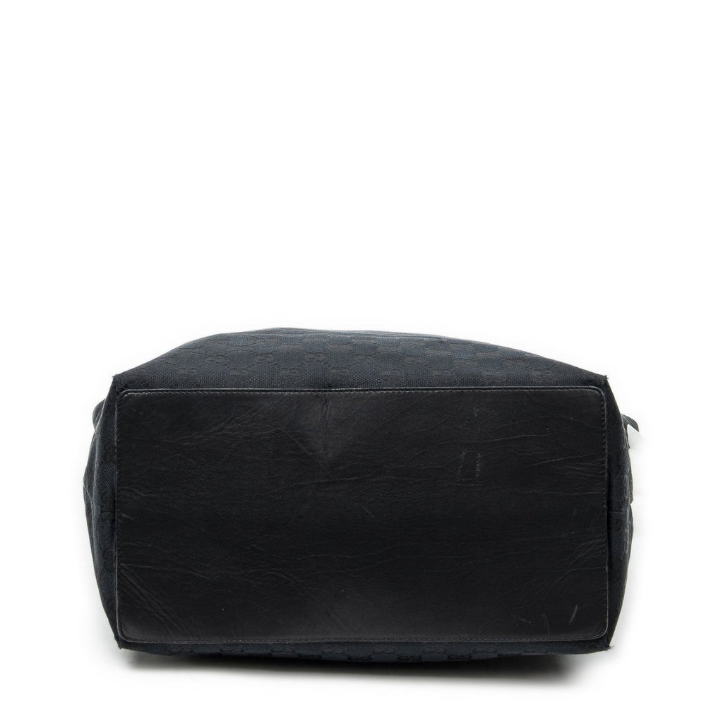 Gucci Radical Zip Tote Black GG Denim Canvas — view 6