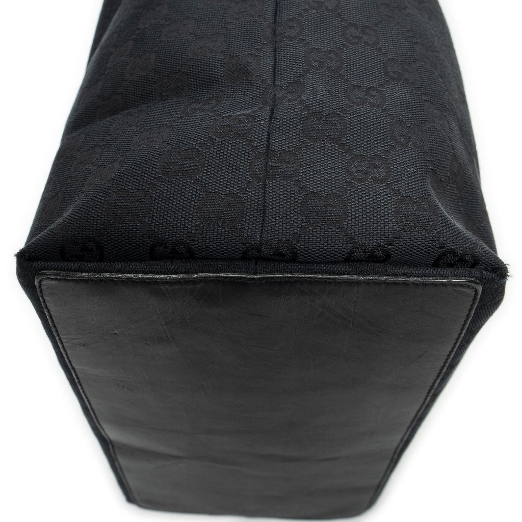 Gucci Radical Zip Tote Black GG Denim Canvas — view 8