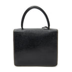 Loewe Vintage Square Flap Black Gray Calfskin Leather — view 5
