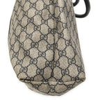 Gucci Vertical Tote Navy Beige Supreme Canvas — view 8