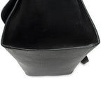 Celine Midi Trapeze Black Gray Calfskin Leather Messenger — view 8
