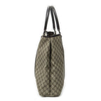 Gucci Vertical Tote Dark Brown Beige Supreme Canvas — view 4
