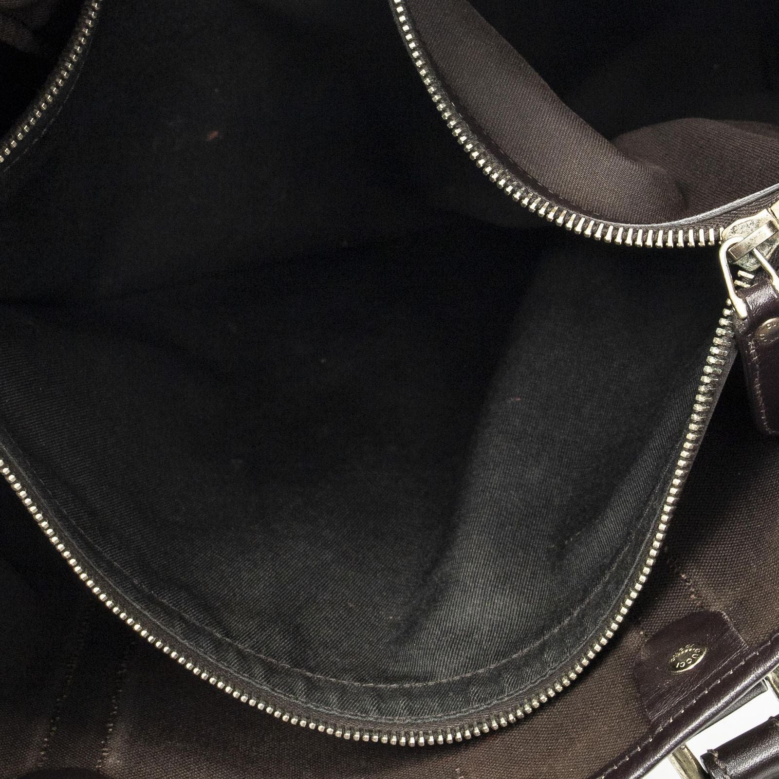 Gucci Vertical Tote Dark Brown Beige Supreme Canvas — view 9