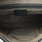 Gucci Buckle Flap Messenger Bag Black Beige Supreme Canvas — view 9