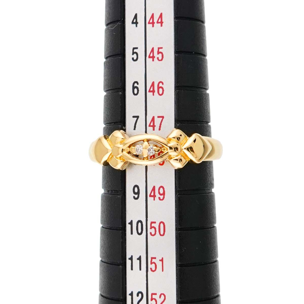 Dior Ring Diamond 18k YG Yellow Gold 750 CD