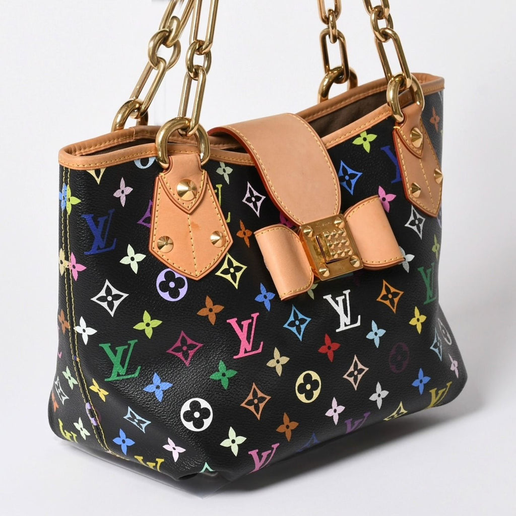 Louis Vuitton Takashi Murakami Monogram Multicolor Annie MM Shoulder Bag Noir — view 3
