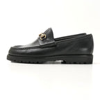 Gucci Loafers 34.5 C Horsebit Leather Shoes — view 2