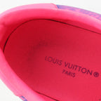 Louis Vuitton LV Ori Line Leather Suede Sneakers Pink Blue — view 7