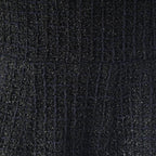 Chanel Coco Button Check Zip Up Black 42 Shoulder — view 8