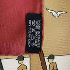 Hermes Scarf Silk Carre 90 Un Siecle de Courses a Deauville Horse Racing — view 9