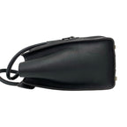 Celine Luggage Micro Leather Boston Bag Tote Black — view 5