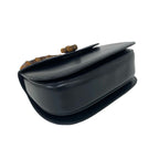 Gucci Vintage Bamb Leather 2-Way Shoulder Bag Black — view 7