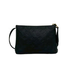 Louis Vuitton Monogram Empreinte Leather Shoulder Bag Black — view 3