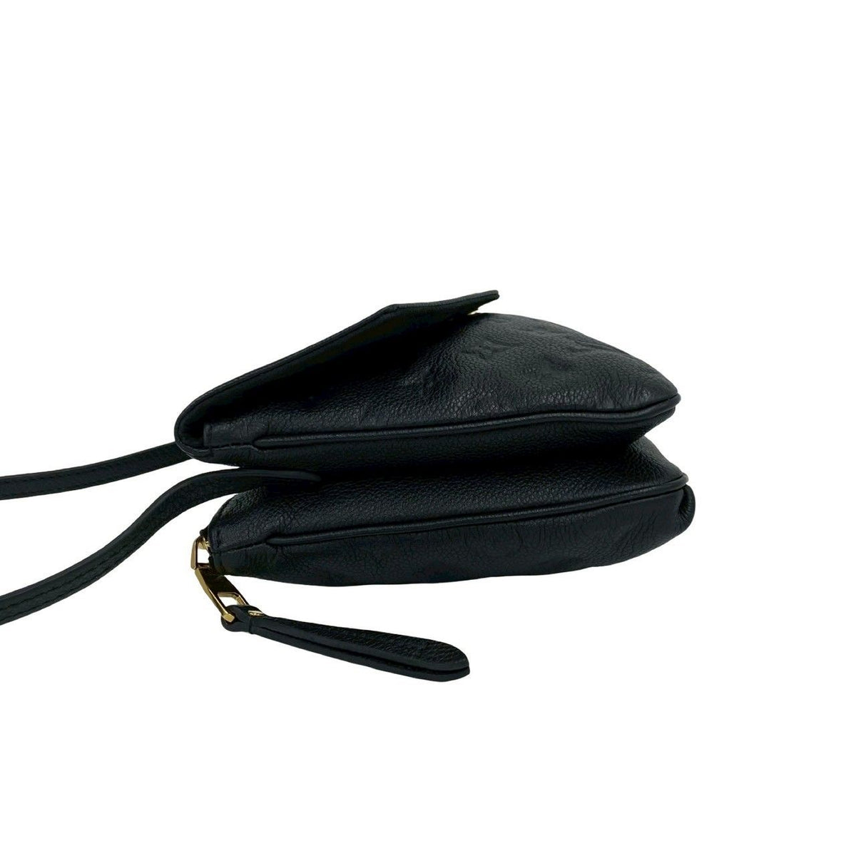 Louis Vuitton Monogram Empreinte Leather Shoulder Bag Black — view 5