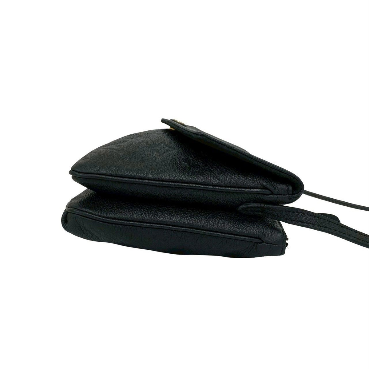 Louis Vuitton Monogram Empreinte Leather Shoulder Bag Black — view 6