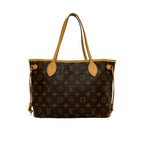 Louis Vuitton Box Neverfull PM Monogram Leather Tote Brown — view 3