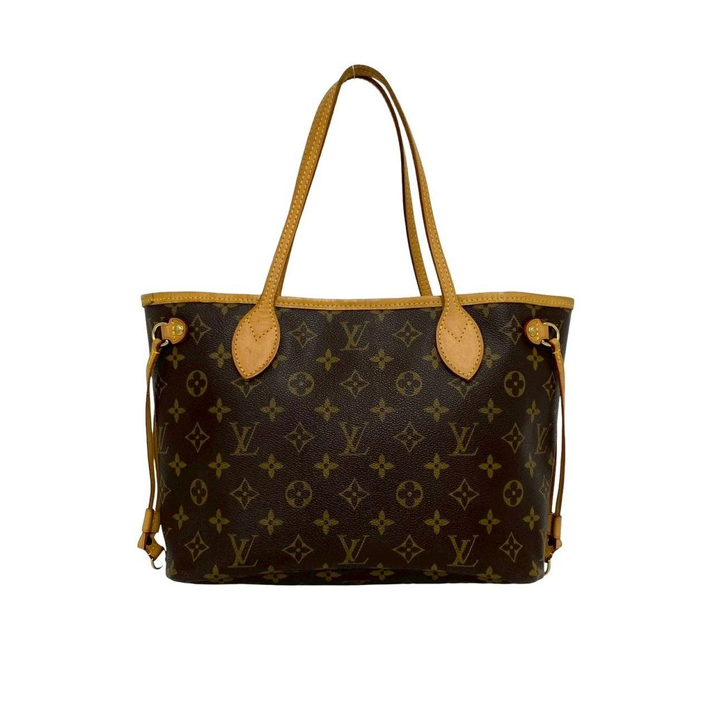 Louis Vuitton Box Neverfull PM Monogram Leather Tote Brown — view 3