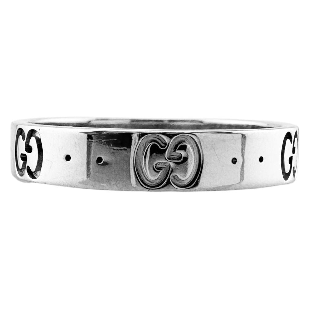 Gucci Icon Amor Ring 18k White Gold — view 3