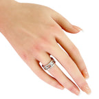 Gucci Multi Pull Ring 18k White Gold Diamond — view 2