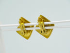 Chanel CC Logo Earrings Gold Plated — view 8