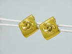 Chanel CC Logo Earrings Gold Plated — view 7