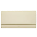 Celine Large Flap Wallet Leather Ivory