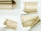 Celine Large Flap Wallet Leather Ivory — view 8
