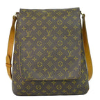 Louis Vuitton LV Musette Monogram Shoulder Bag Pochette Brown