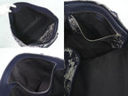 Louis Vuitton LV Grand Sac Monogram Tapestry Tote Navy — view 8