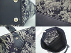 Louis Vuitton LV Grand Sac Monogram Tapestry Tote Navy — view 7