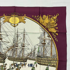 Hermes Scarf Silk Marine Et Cavalerie Sea and Cavalry — view 5