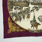 Hermes Scarf Silk Marine Et Cavalerie Sea and Cavalry — view 3