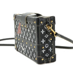Louis Vuitton Monogram Petite Malle Shoulder Bag Black — view 4