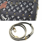 Louis Vuitton Monogram Petite Malle Shoulder Bag Black — view 9