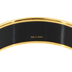 Hermes Enamel GM Bangle Bracelet Blue Multicolor Gold Email GM — view 3