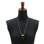 Hermes Mobile Necklace Buffalo Horn Silver Brown — view 8
